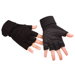 Guantes de Gimnasio para Levantamiento de Pesas, Guantes Deportivos Transpirables Antideslizantes de Medio Dedo para Entrenamiento Físico - Product Image 4