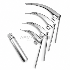 Faseroptisches McCoy-Laryngoskop-Set mit Stahlklingen 123, manueller mittelgroßer Griff, flexible Spitze, HNO-Diagnostik, CE-zertifiziert - Product Image 6