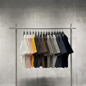 Camiseta Oversize de Hombre al por Mayor, de Gran Gramaje y Corte Holgado, con Logotipo Personalizado, Camiseta Casual Premium - Product Image 1