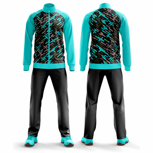 Survêtement en polyester avec logo personnalisé, vente en gros, OEM, ODM, qualité supérieure, ensemble veste et pantalon pour entraînement sportif, fabricant, usine - Product Image 4