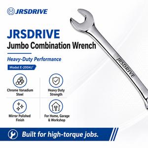 Eastman Jumbo Wrench Open and <b>Box</b> End Spanner Wrench Chrome Vanadium Steel Double Sided Open Ends Hand <b>Tool</b> - Product Image 2