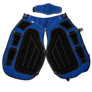 Bulk Blacksmith Leather farrier apron Mesh Lining for Ventilation secure buckle is adjustable easy access to farrier tools - Product Image 1