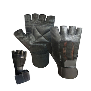 Heavy Duty Weightlifting <b>Gloves</b> with Wrist Support for Gym Workout CrossFit Bodybuilding and Fitness Training - Product Image 1