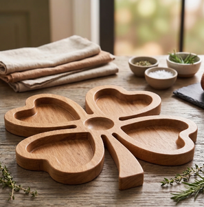 Bandeja de madera para frutos secos, diseño rústico, para frutas y nueces, bandeja decorativa, bandeja moderna de madera única del fabricante para frutos secos - Product Image 6