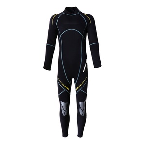 Traje de Baño de Neopreno de una Pieza de Color Sólido con Cuello Alto para Hombre, Venta Directa de Fábrica, Hecho a Medida para Talla de Adulto - Product Image 4