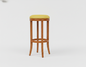 Table basse moderne en bois de caoutchouc avec base ronde pour le salon - Product Image 1