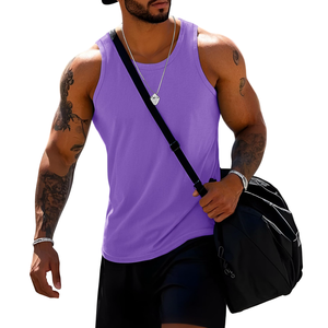 Débardeurs pour hommes sans manches, col rond, vêtements et couleurs personnalisés, débardeurs pour l'été, usage sportif, débardeur pour hommes - Product Image 3