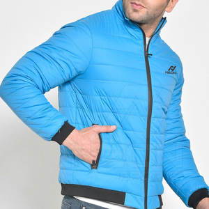 Veste matelassée pour homme coupe-vent et respirante, nouvelle arrivée, en tissu polyester doux et épais, vestes matelassées pour homme - Product Image 3