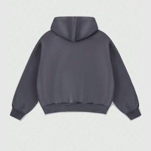 Découvrez le sweat à capuche unisexe surdimensionné Discover-Impex pour l'hiver, en molleton de coton épais, avec logo personnalisé, fournisseur OEM ODM - Product Image 2