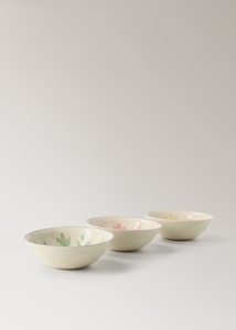 Bol à soupe artisanal en céramique peint à la main, motif géométrique abstrait audacieux, finition émaillée résistante à la chaleur pour un attrait moderne à la table - Product Image 6