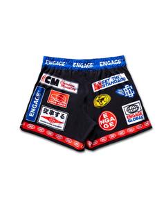 Shorts MMA Engage, forme moderne, en textile uni, coupe décontractée, tissu drill classique, tenue sportive, ligne épurée, style intemporel. - Product Image 3