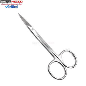 Tijeras de microdisección Iris de punta fina recta, manuales, de acero inoxidable alemán, paquete de 3, instrumentos quirúrgicos de precisión para - Product Image 5