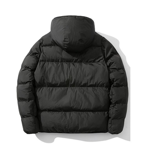 Chaqueta Acolchada Personalizada para Hombre, con Cierre Completo, Cuello Alto, Logotipo Frontal, Ropa de Invierno - Product Image 2