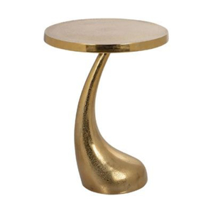 Industrial <b>Iron</b> Pedestal Coffee <b>Table</b> With Round Top And Decorative Base For Living Room Furniture Handmade Side <b>Tables</b> - Product Image 6