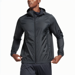 Veste coupe-vent haute visibilité jaune fluo, vêtements de travail de sécurité nocturne, veste coupe-vent réfléchissante - Product Image 3