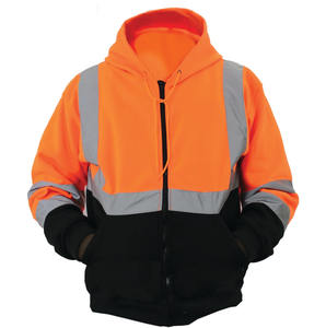 Veste de sécurité d'hiver noire réfléchissante sur mesure de haute qualité pour homme, modèle 2026, fournie directement par l'usine - Product Image 4