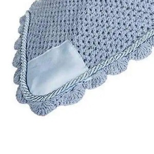 Voile anti-mouches pour chevaux en maille, design personnalisé de haute qualité, avec tissu sur mesure, produits de gros premium pour l'équitation - Product Image 3