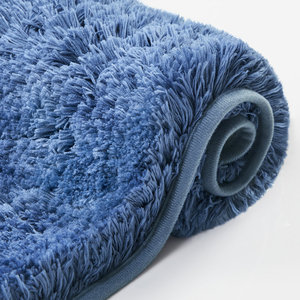 Customised Factory Customize Thickened Tufted Absorbent <b>Bathroom</b> <b>Mat</b> Polyester Non-slip Toilet <b>Mat</b> Quick-drying Machine Washable - Product Image 1