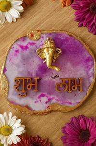 Labradorita Natural al por Mayor, Adorno de Llama Tallado a Mano, Cristal Grabado con Láser Morado, Decoración Feng Shui para el Hogar, Recuerdo, Regalo - Product Image 1