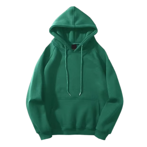 Veste à capuche 100 % coton imprimée sur mesure, fermeture éclair avant en fourrure blanche, coupe décontractée, couleur unie, pour le printemps - Product Image 5