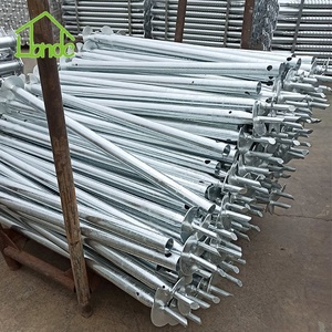 주택 기초 용 핫 딥 아연 도금 접지 나사 헬리컬 교각 앵커 - Product Image 4