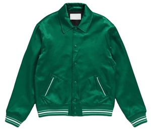 Latest Design OEM Custom College Team Satin <b>Baseball</b> <b>Jackets</b> <b>Men</b> Sports Club Varsity Letterman <b>Jackets</b> - Product Image 1