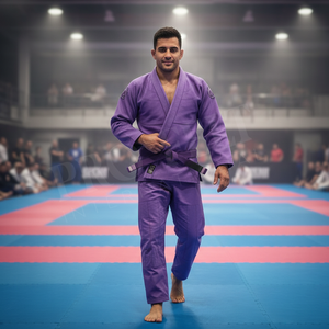 Uniforme de Jiu Jitsu Brasileño de Poliéster Duradero de Alta Calidad, Kimono de BJJ, Uniforme Cómodo para Artes Marciales, Uniforme de Competición de MMA - Product Image 3