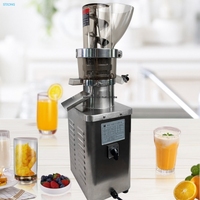 Extracteur de jus commercial à haut rendement, fonctionnement continu, sans pression, pour fruits et légumes (carotte, gingembre, orange)