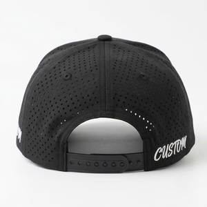 Casquette de baseball imperméable de haute qualité avec logo personnalisé brodé en 3D, pour le golf et le tennis, visière incurvée, ajustable, en tissu spandex. - Product Image 3