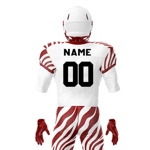 Maillot de football américain personnalisé, impression numérique, performance supérieure, 100% polyester, taille élastique, séchage rapide, unisexe, toutes tailles - Product Image 6