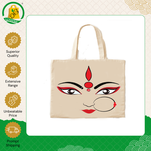 Proveedor Indio Vende Bolsas de Lona de Algodón de Primera Calidad Hechas en India, Modernas, con Bonito Estampado y Asas, para Uso Diario - Product Image 3