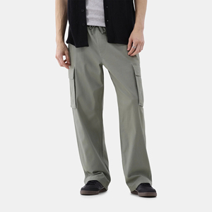 Men's Relaxed Fit <b>Cargo</b> <b>Pants</b> with Multi Pocket Storage, Soft Cotton Material and Comfortable Style for Travel and <b>Work</b> - Product Image 1