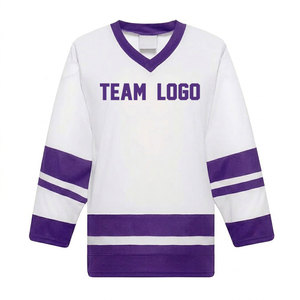 High Quality Printed Animal Design Anti-Bacterial <b>Ice</b> Hockey Uniform Set for Men with Front Logo-Cheap Wholesale Jerseys - Product Image 1