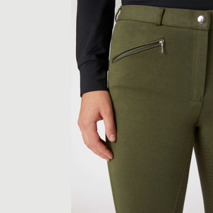 Pantalones de nailon para montar a caballo ajustados ecuestres personalizados de alta calidad para mujer, venta al por mayor en línea - Product Image 3