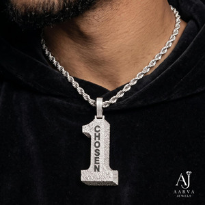 Custom Iced Moissanite <b>Pendant</b> Hip Hop Letter Charm Gold Plated 925 Sterling <b>Silver</b> Fully Paved Certified Party Jewelry <b>Men</b> - Product Image 3