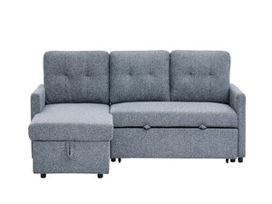 Sofá Cama Extraíble de Tela de Tres Plazas en Forma de L, de Alta Calidad, con Almacenamiento, Gran Venta 2026 - Product Image 1