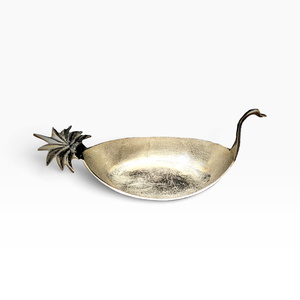Plateau à chocolat sculptural en argent motif tournesol, personnalisable, accessoires pour chocolat, fabricant, tailles et couleurs sur mesure disponibles - Product Image 5