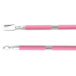 Pousse-cuticules à bord fin, instrument de manucure, fournisseur de marques privées, outil de soin de beauté en acier inoxydable, OEM ODM - Product Image 5