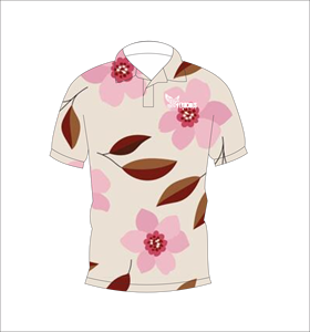 เสื้อโปโลลายดอกไม้ขนาดใหญ่พิเศษ ระบายอากาศได้ดี น้ำหนักเบา เหมาะสำหรับทีมกอล์ฟ แขนสั้น พิมพ์ลายแบบซับลิเมชั่น เสื้อผ้ากีฬาลำลอง - Product Image 5