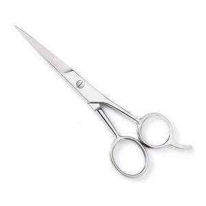 Tijeras Profesionales de Acero Inoxidable para Cortar el Cabello, para Diestros, 30 Dientes, Mango Ergonómico, Inserto de Dedo Negro Extraíble, para Barbería - Product Image 1