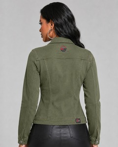 Gilet en jean délavé pour femme, style vintage, sans manches, boutonné, décontracté, avec poches fonctionnelles et coupe confortable - Product Image 6