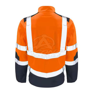 Vestes de travail pour hommes, respirantes, grande taille, haute visibilité, certifiées CE, en polyester, finition résistante à l'eau, durables - Product Image 2