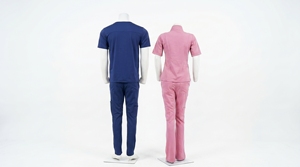 Unisex Medical <b>Scrub</b> Uniform Set Breathable Hospital Workwear Nursing <b>Scrubs</b> <b>Top</b> and Pants Comfortable Healthcare Uniform Bulk - Product Image 3