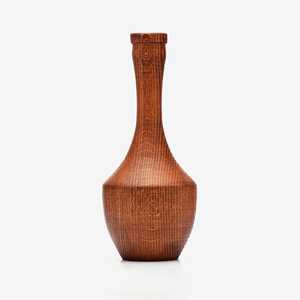 Jarrón de Madera Natural Sólida para Flores Artificiales, Diseño Moderno, Hecho a Mano, Decoración para Bodas, Adorno para Mesa de Oficina - Product Image 1