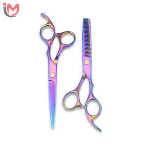 Top Quality Barber <b>Thinning</b> Shears Kit <b>Mirror</b> Polish Beautiful Barber Kits Barber Scissors Set With Comb OEM Wholesale - Product Image 2