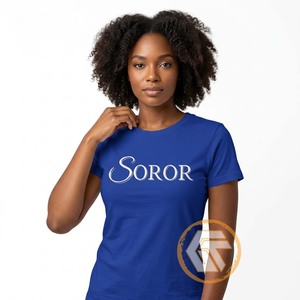 เสื้อยืดสตรี Zeta Phi Beta Sorority ของ GREEK TREASURES ผ้าเจอร์ซีย์เนื้อแน่น ปักโลโก้ สวมใส่สบาย คุณภาพสูง ระบายอากาศได้ดี ผลิตจากผ้าฝ้าย 100% - Product Image 4