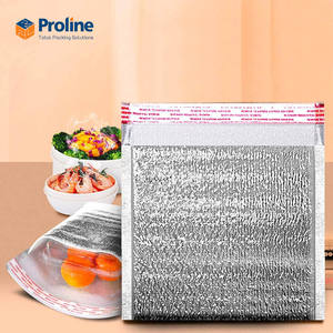 Bolsa Térmica para Entrega de Alimentos, Impermeable, Ecológica, Desechable, con Cierre de Cremallera, Material PE - Product Image 2