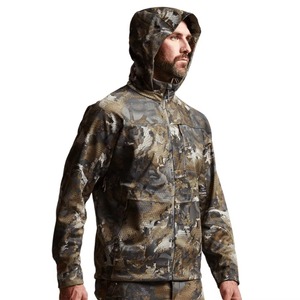 Veste de chasse camouflage à fermeture éclair intégrale avec capuche, vêtements d'extérieur imperméables et isolés, équipement d'hiver pour hommes - Product Image 5