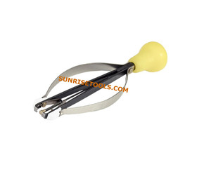 แหนบโลหะด้ามจับสีเหลือง เครื่องมือซ่อมแซมเครื่องประดับ - Product Image 2