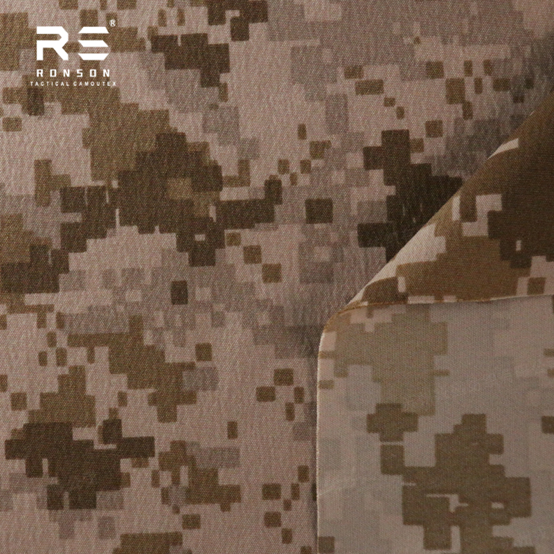 AOR1 Camouflage 4-way Spandex Nylon Stretch Fabric NIR Camouflage Print Nylon Elastic Fabric for Tactical and Outdoor Use